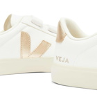 Veja Women's Recife Sneakers in White/Gold