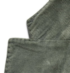 Boglioli - Grey-Green Slim-Fit Stretch-Cotton Corduroy Blazer - Men - Gray green