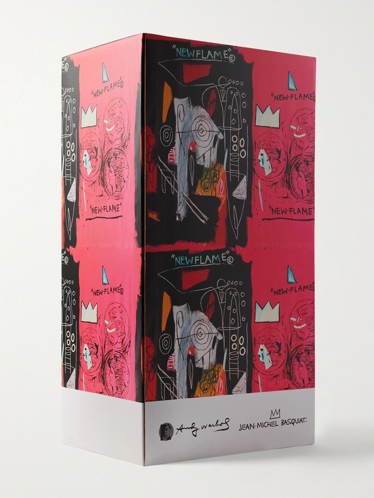 BE@RBRICK - Andy Warhol Jean-Michel Basquiat #1 1000% Printed
