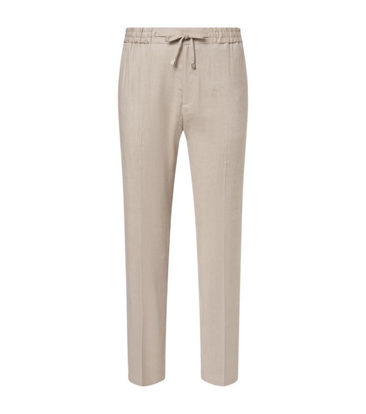 Photo: Etro Linen-blend sweatpants