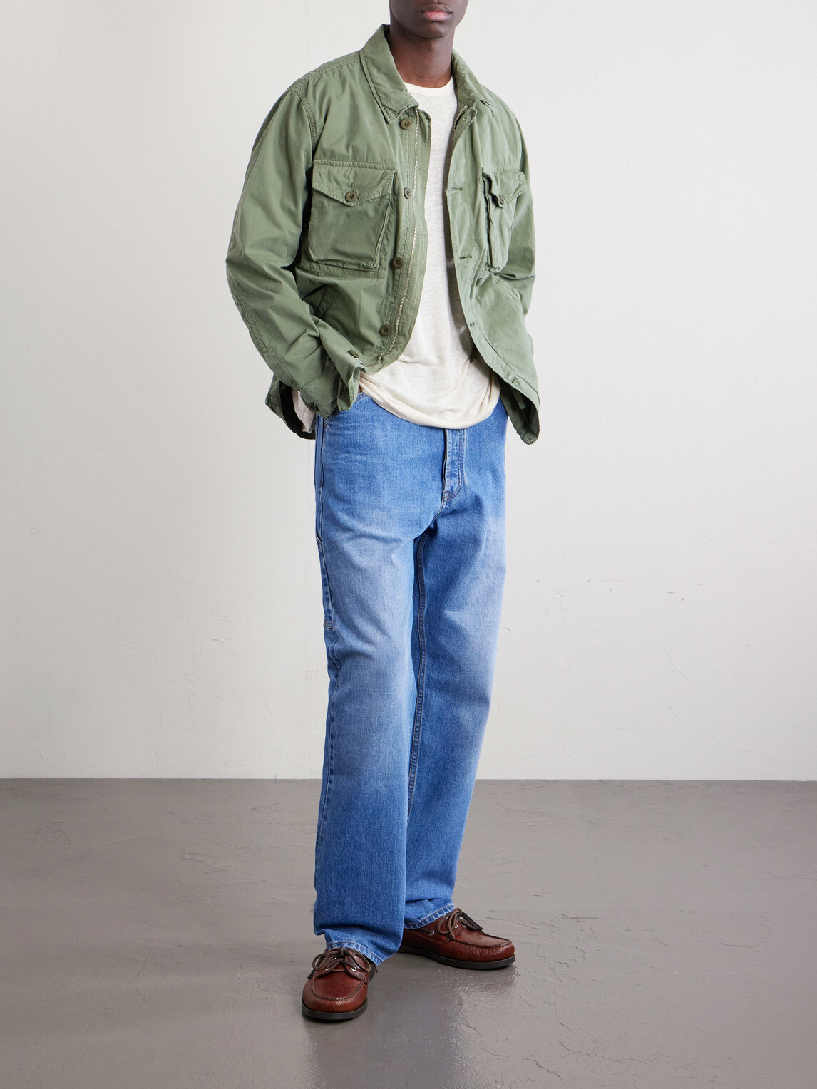 Hartford - Jonah Cotton-Twill Blouson Jacket - Green