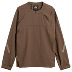 Adidas Men's x Entire Studios ZNE Half Zip Woven Sweatshirt in Dust Cargo