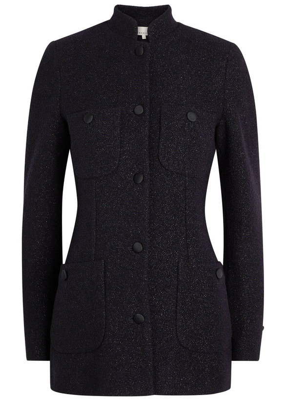 Photo: Liberowe Raja Metallic Tweed Jacket Navy