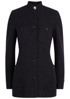 Liberowe Raja Metallic Tweed Jacket Navy