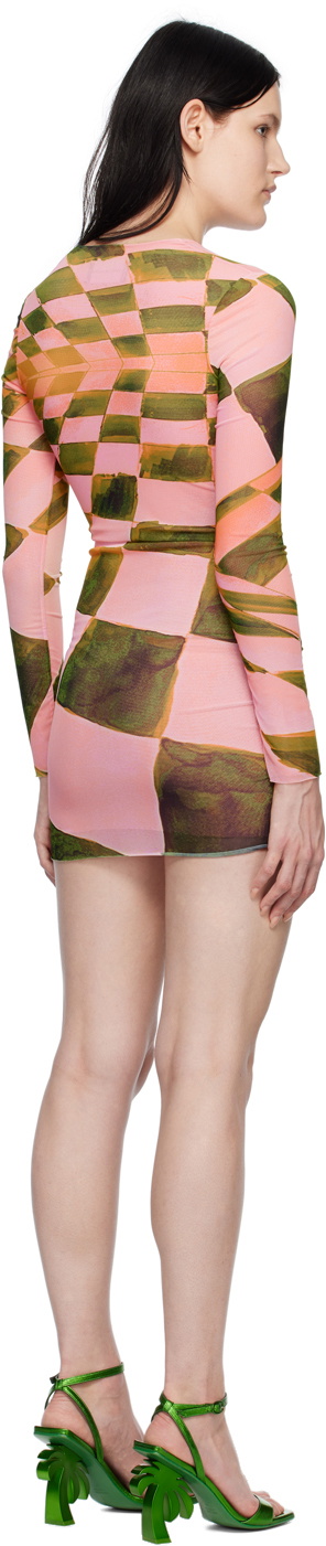 Louisa Ballou Pink Helios Minidress