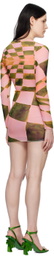 Louisa Ballou Pink Helios Minidress