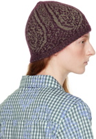 paria /FARZANEH Burgundy Blackberry Forest Beanie