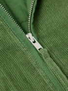 Kardo - Paiwand Studio Amardeep Embroidered Cotton-Herringbone Jacket - Green