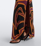 Pucci Labirinto silk crêpe de chine slip dress