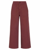 Jijil Womens Jeans Burgundy