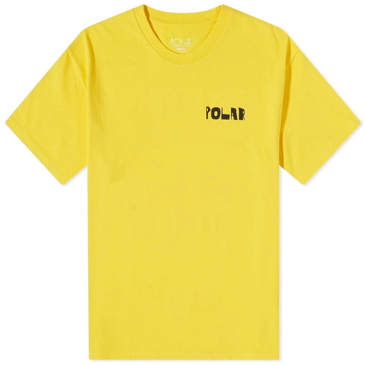 Photo: Polar Skate Co. Men's Trippin T-Shirt in Lemon