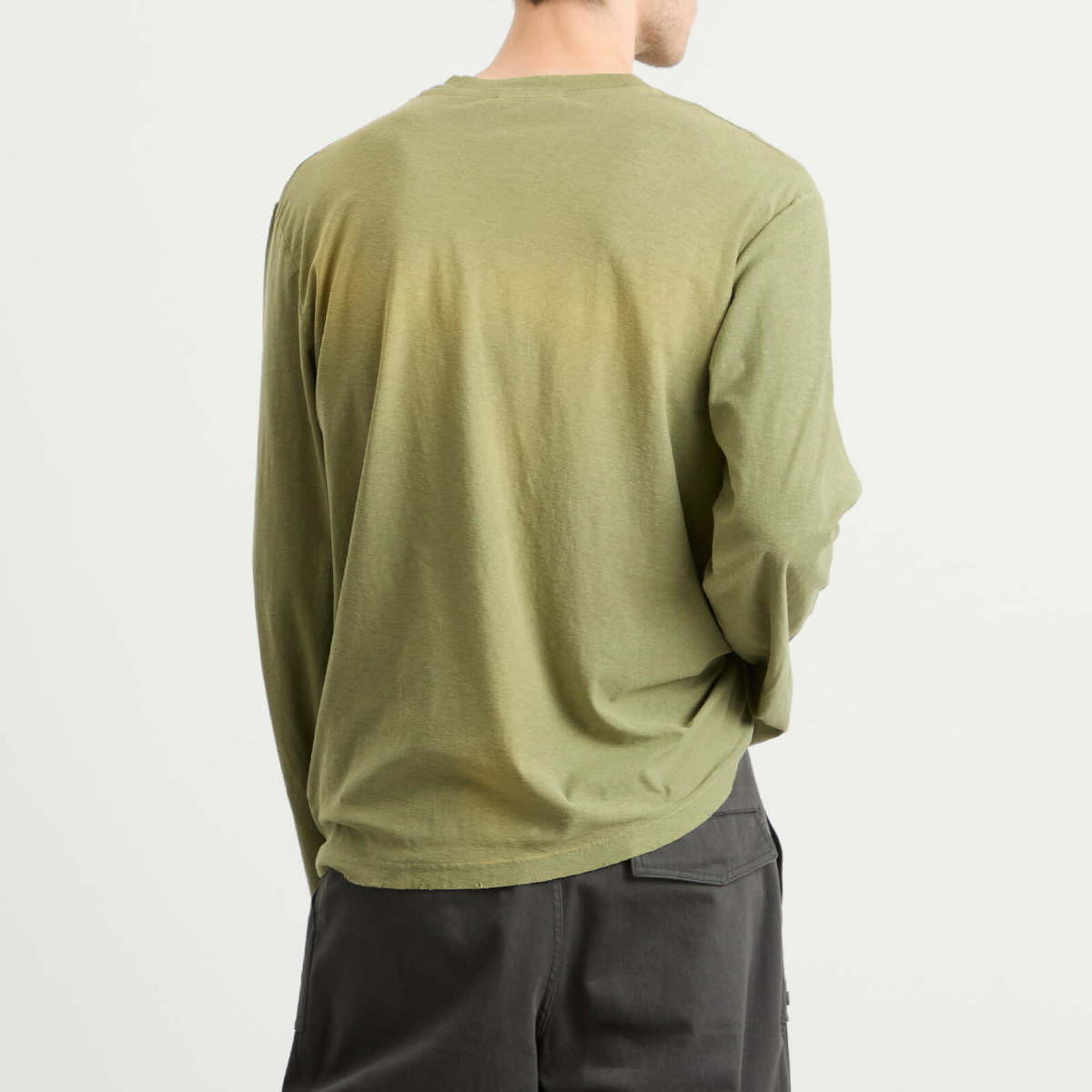 Acne Studios Men's Edden U 1996 Long Sleeve T-Shirt in Olive
