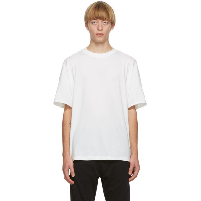 Photo: Essentials Three-Pack White Jersey T-Shirts