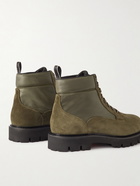 Paul Smith - Dizzie Suede and Nylon Boots - Green