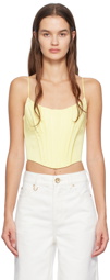 Zimmermann Yellow Scoop Neck Camisole