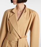 Khaite Lagden cotton gabardine coat