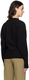Birrot Black Button Up Cardigan
