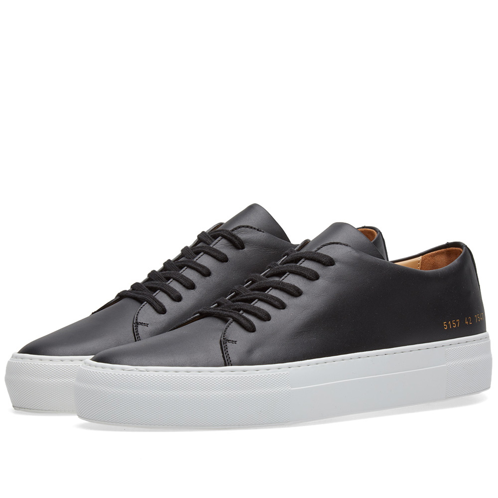 Photo: Common Projects Court Low Black
