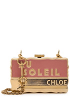 Chloe Soleil Minaudière Postcard Brass Clutch - Gold - One Size
