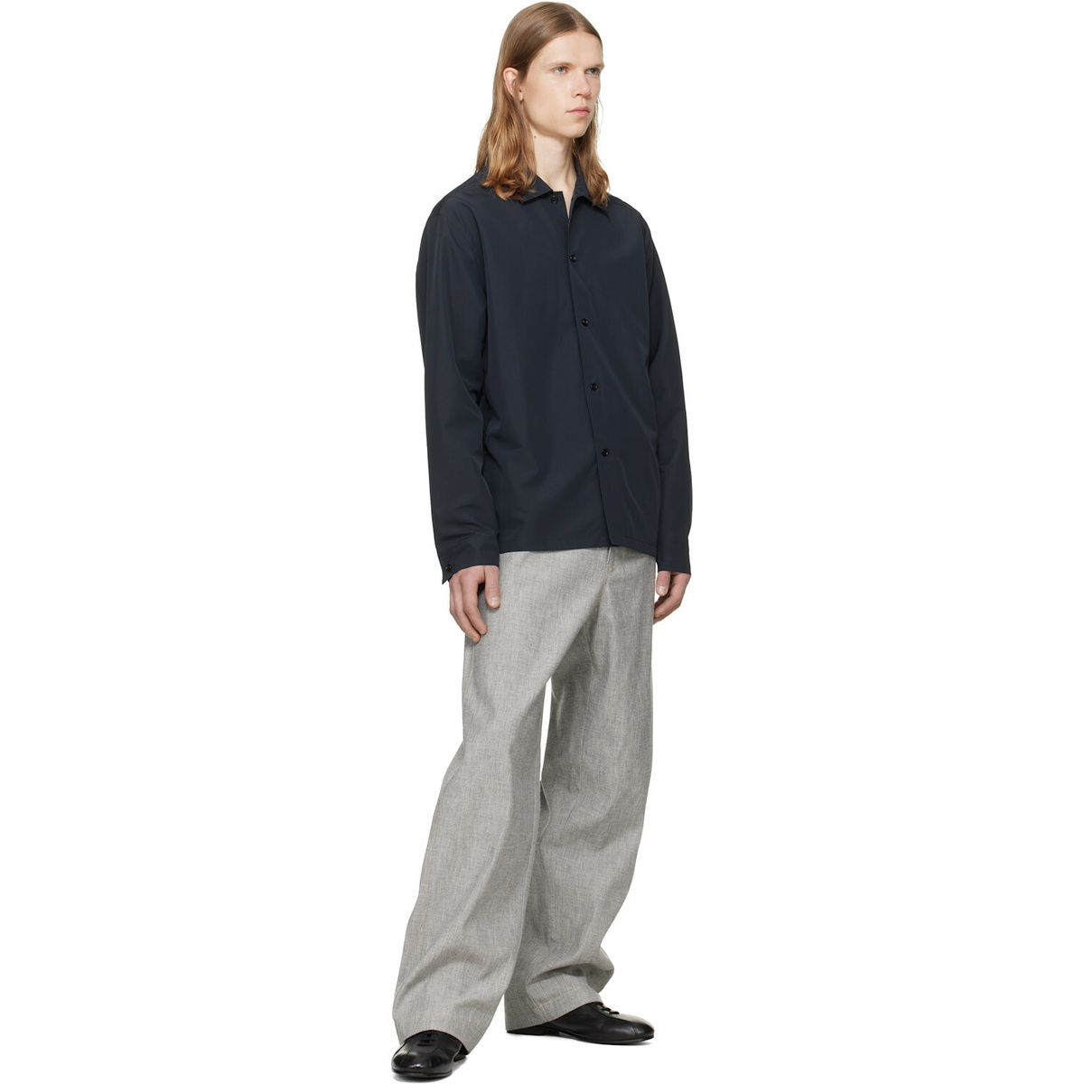 Jil Sander Black Boxy Shirt