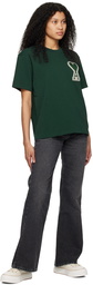 AMI Alexandre Mattiussi Green Patch T-Shirt