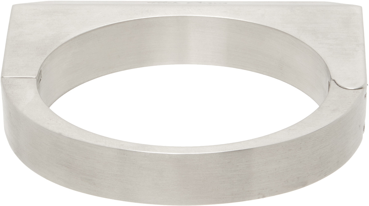 Rick Owens Beveled Bangle Bracelet