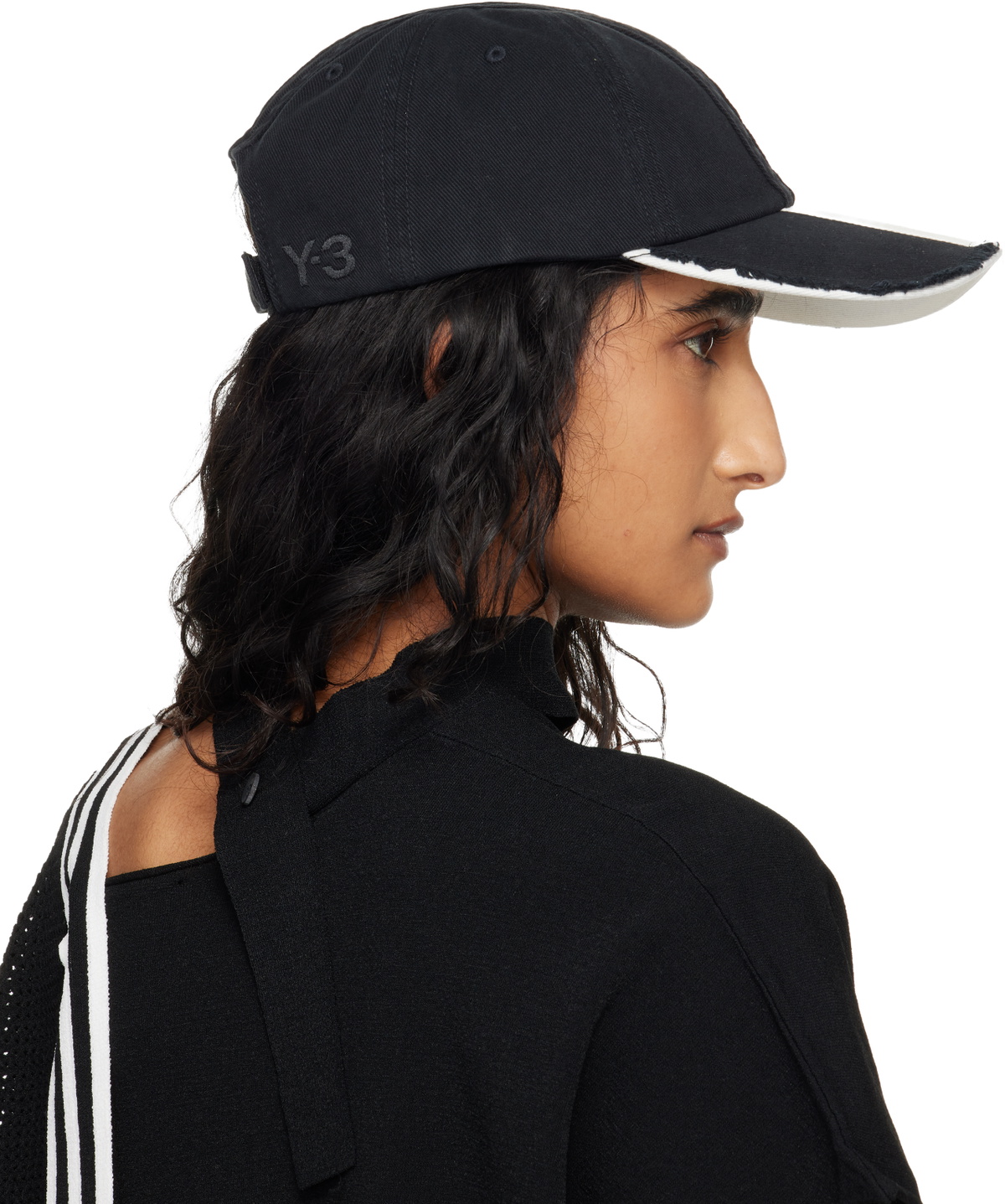 Y-3 Black Stripes Cap