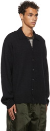 Our Legacy SSENSE Exclusive Black Fuzzy Alpaca Evening Sweater