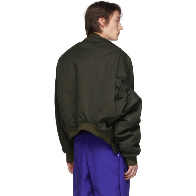 Y/Project Green Upside Down Bomber Jacket Y/Project