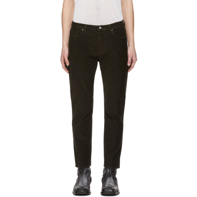 Acne Studios Brown Bla Konst Corduroy River Trousers Acne Studios