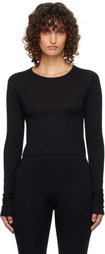 ÉTERNE Black Long Sleeve Baby T-Shirt