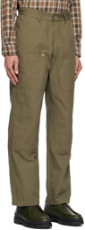 Uniform Bridge Khaki Double Knee Trousers