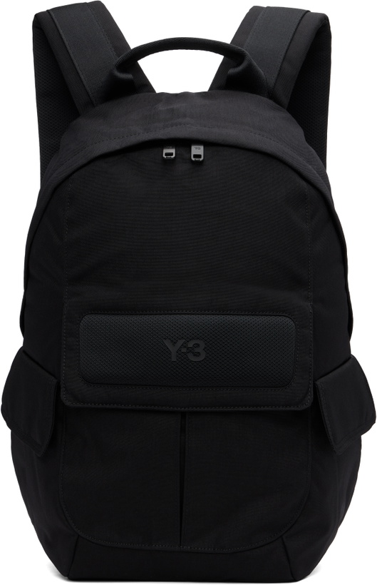 Photo: Y-3 Black 'Y-3' Small Backpack