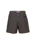 MC2 Saint Barth Man Lightweight Fabric Swim-shorts Lighting Micro Fantasy With Ducky Print