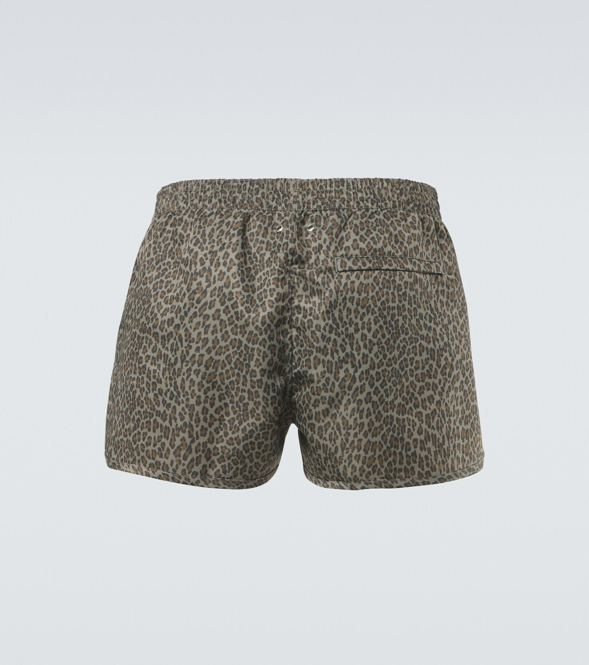 CDLP Leopard-print satin twill swim trunks