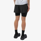 SOAR Men's Dual Run Shorts in Black