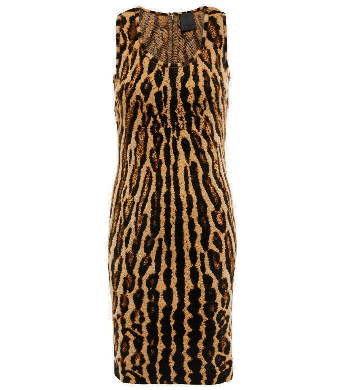 Givenchy - Leopard-print mohair-blend minidress Givenchy