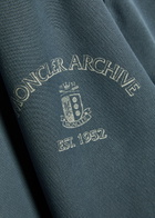 Moncler Logo Cotton Sweatshirt Blue