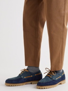 Paul Smith - Jago Nubuck and Suede Boat Shoes - Blue