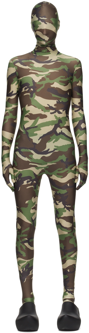 Photo: VETEMENTS Khaki Camouflage Jumpsuit