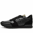 Valentino Men's Rockstud Sneakers in Black