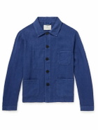 La Paz - Linen Shirt Jacket - Blue