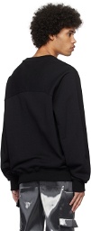 HELIOT EMIL Black Morphed Sweatshirt