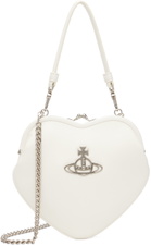 Vivienne Westwood White Belle Heart Frame Bag