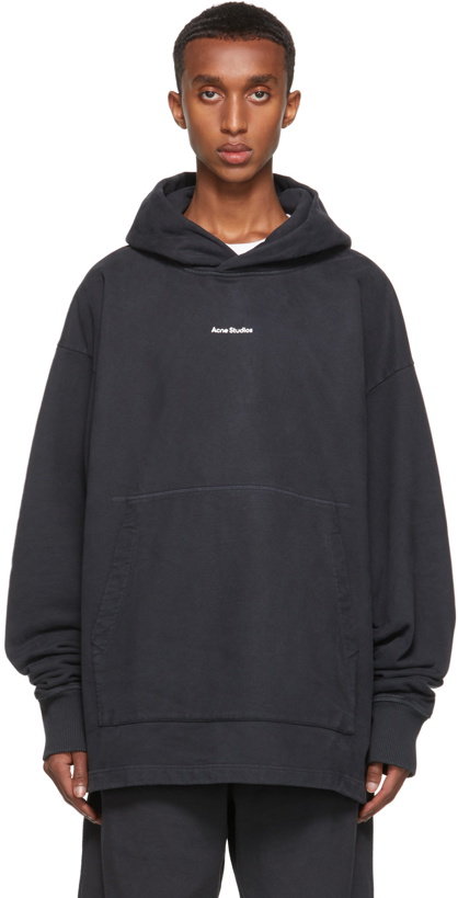 Photo: Acne Studios Black Logo Hoodie