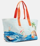 Alémais Printed cotton canvas tote bag