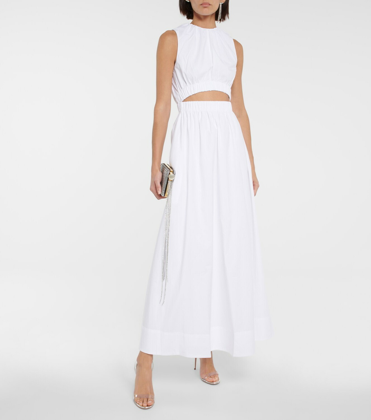 SIR - Dion cutout cotton poplin maxi dress SIR.