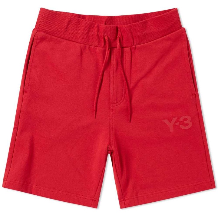 Photo: Y-3 Classic Logo Sweat Short Red