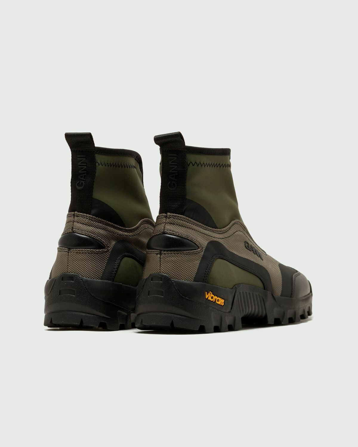 GANNI シューズ Black Black Performance High Top Zip Sneakers | GANNI US