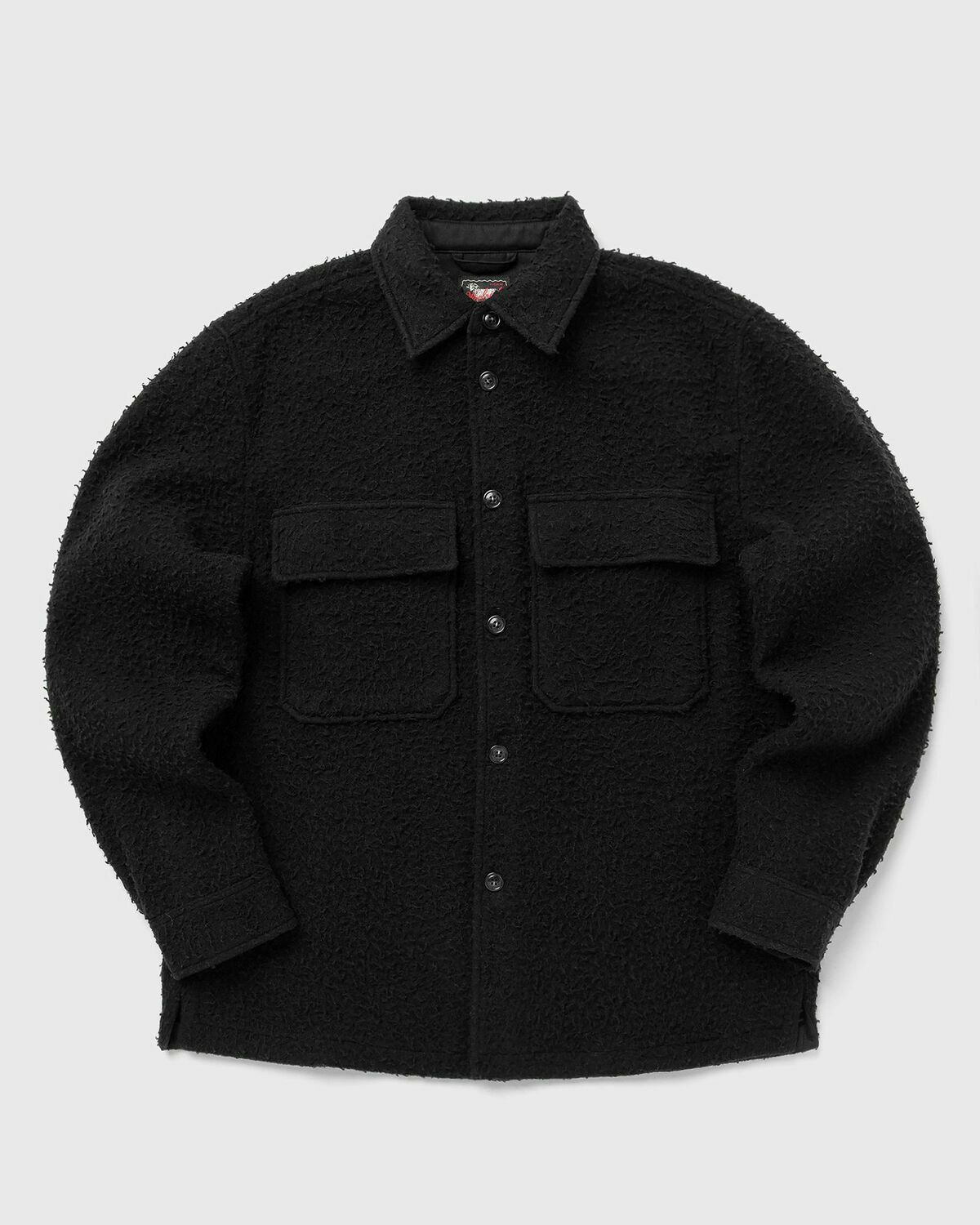 WOOLRICH BLACK LABEL - CASENTINO 2PKT SHIRT Black Mens Overshirt